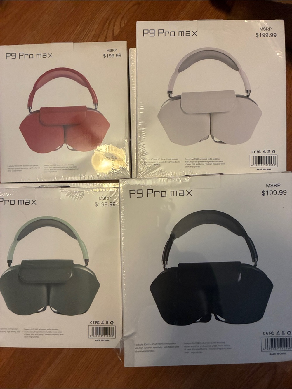 P9 Pro Max Wireless VR Headset - Black, White, Red, Green $199 retail pick one!!